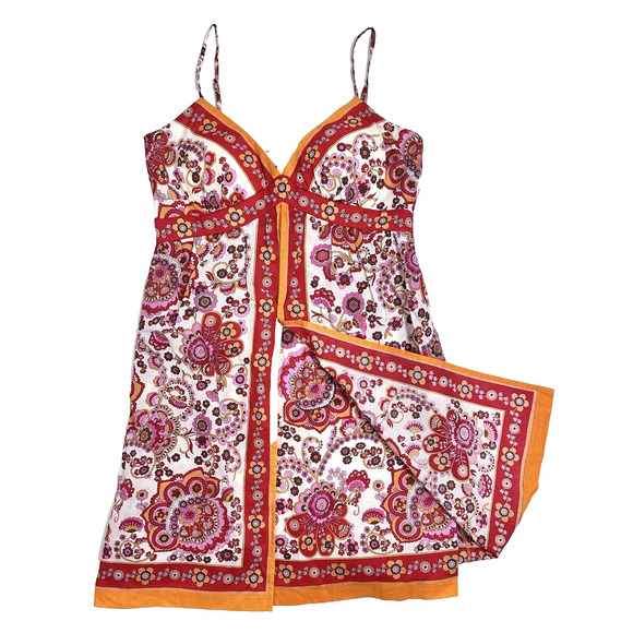 Muse Exclusively For Boston Proper Women's Dress Bandana Scarf Floral Size 8 - Picture 3 of 10